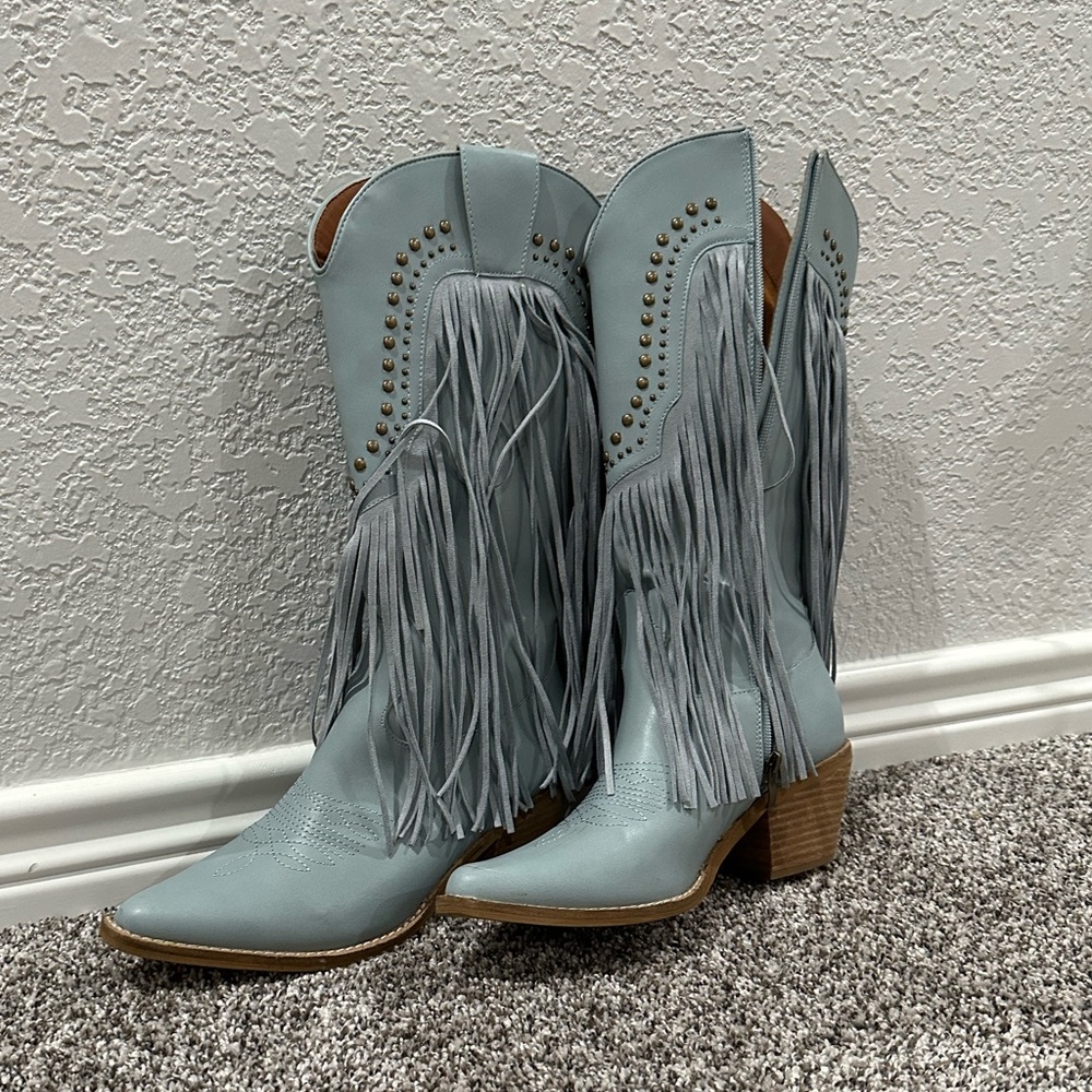 Western Fringe Boots